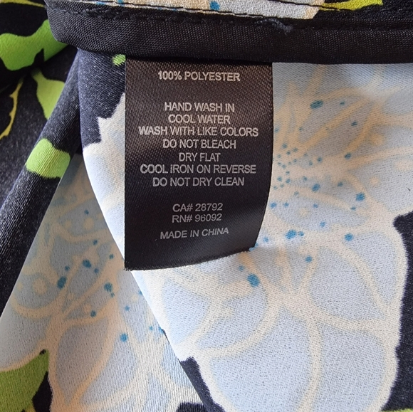 500 Maison Cinqcent Floral Belted Light Flowy Open Front Coat Jacket Sz XL - Picture 6 of 12